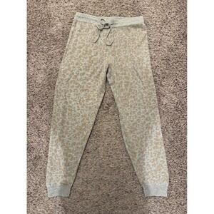 Heartloom Knit Leopard Lounge Joggers – Size Large‎
